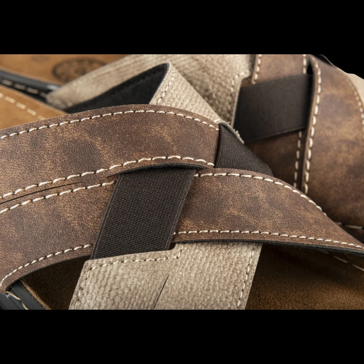 Slippers KASTANJEBRUIN