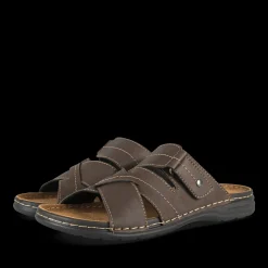 Slippers KASTANJEBRUIN
