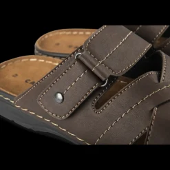 Slippers KASTANJEBRUIN