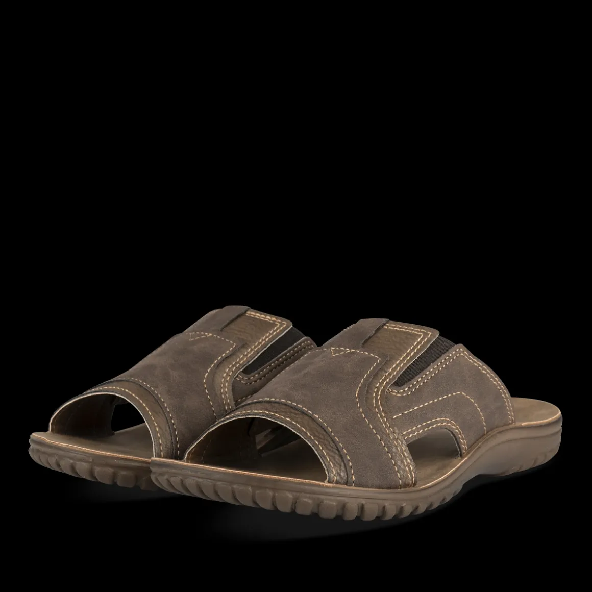 Slippers KASTANJEBRUIN