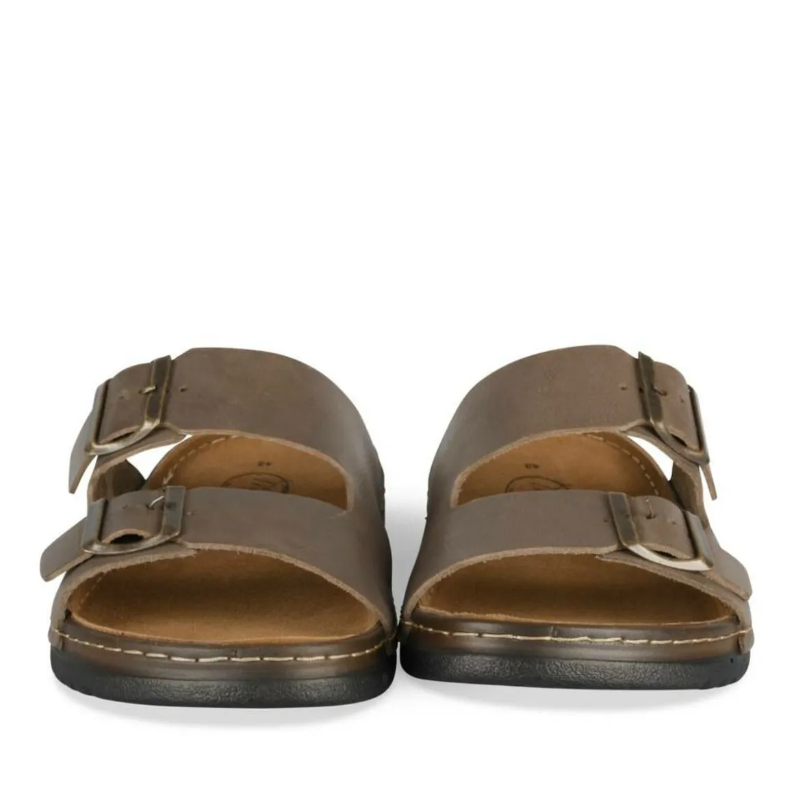 Slippers KASTANJEBRUIN