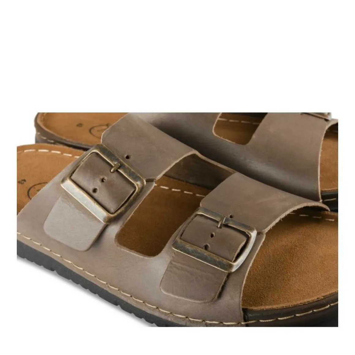 Slippers KASTANJEBRUIN