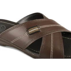 Slippers KASTANJEBRUIN