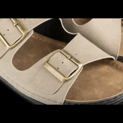 Slippers KASTANJEBRUIN