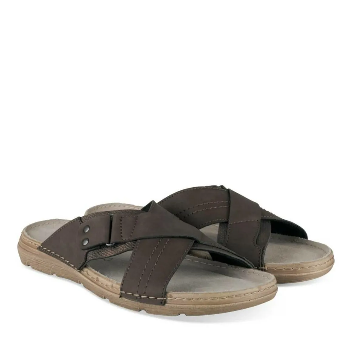 Slippers KASTANJEBRUIN