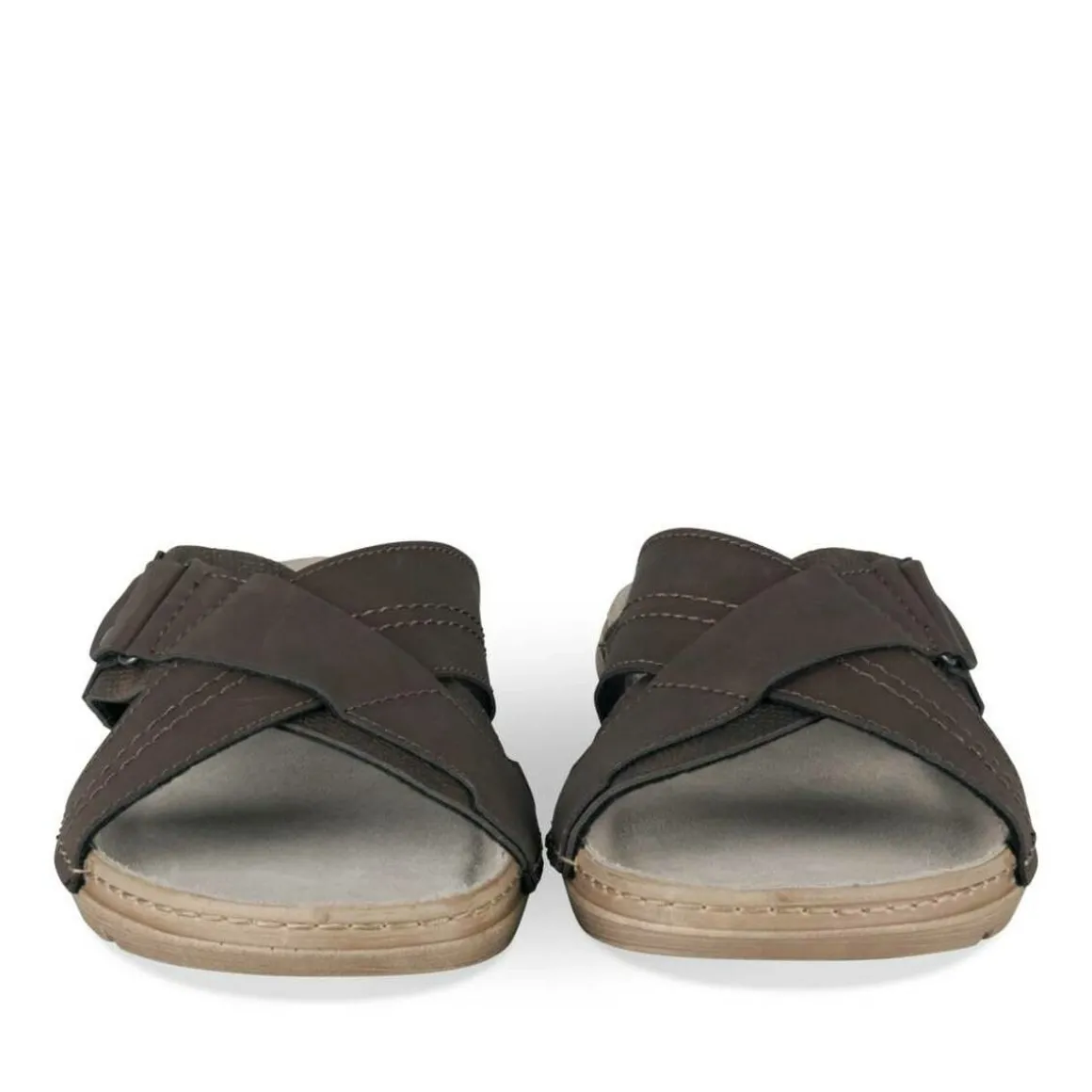 Slippers KASTANJEBRUIN
