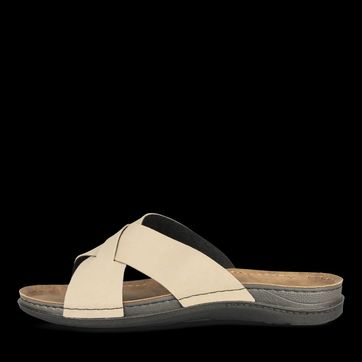 Slippers KASTANJEBRUIN
