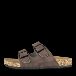 Slippers KASTANJEBRUIN