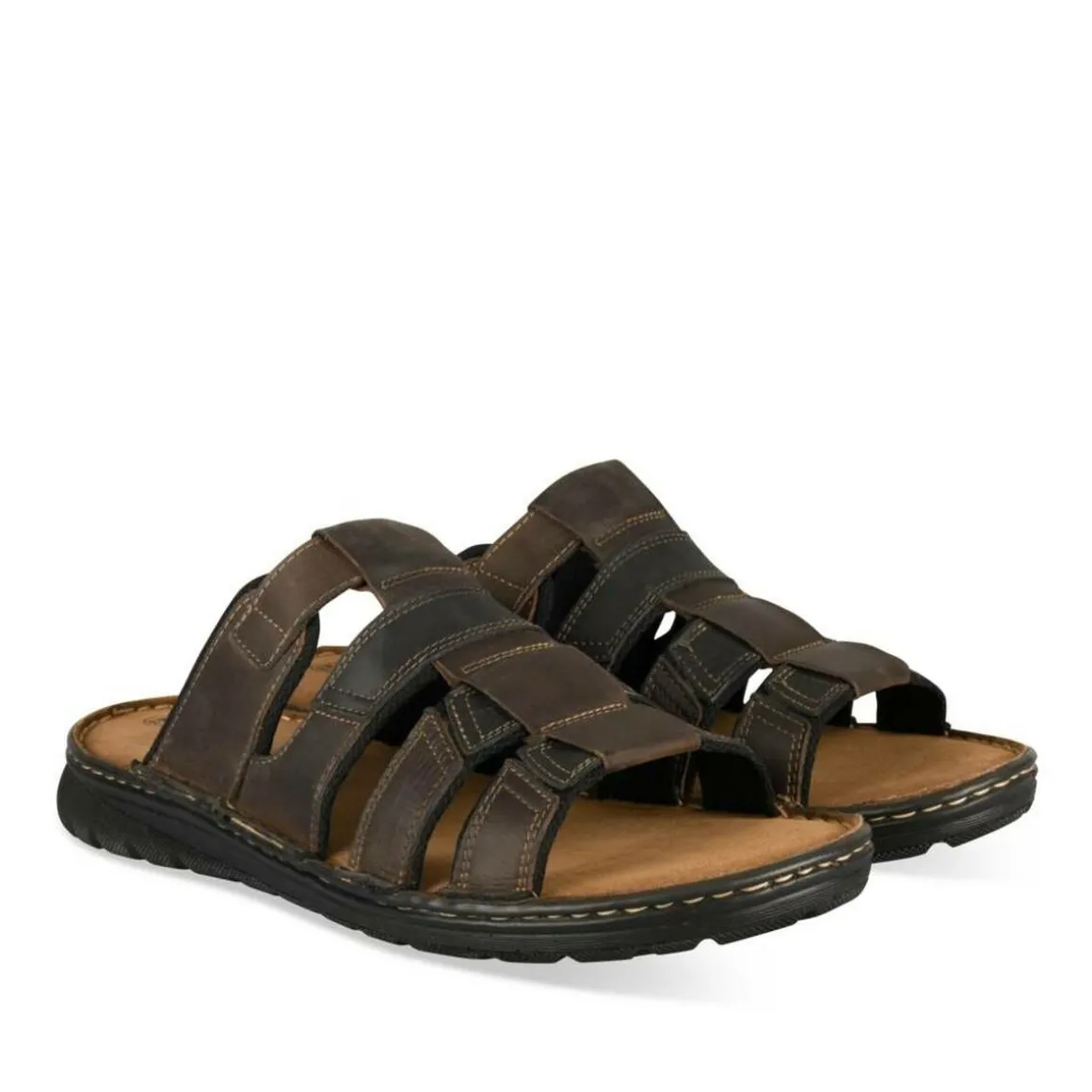 Slippers KASTANJEBRUIN