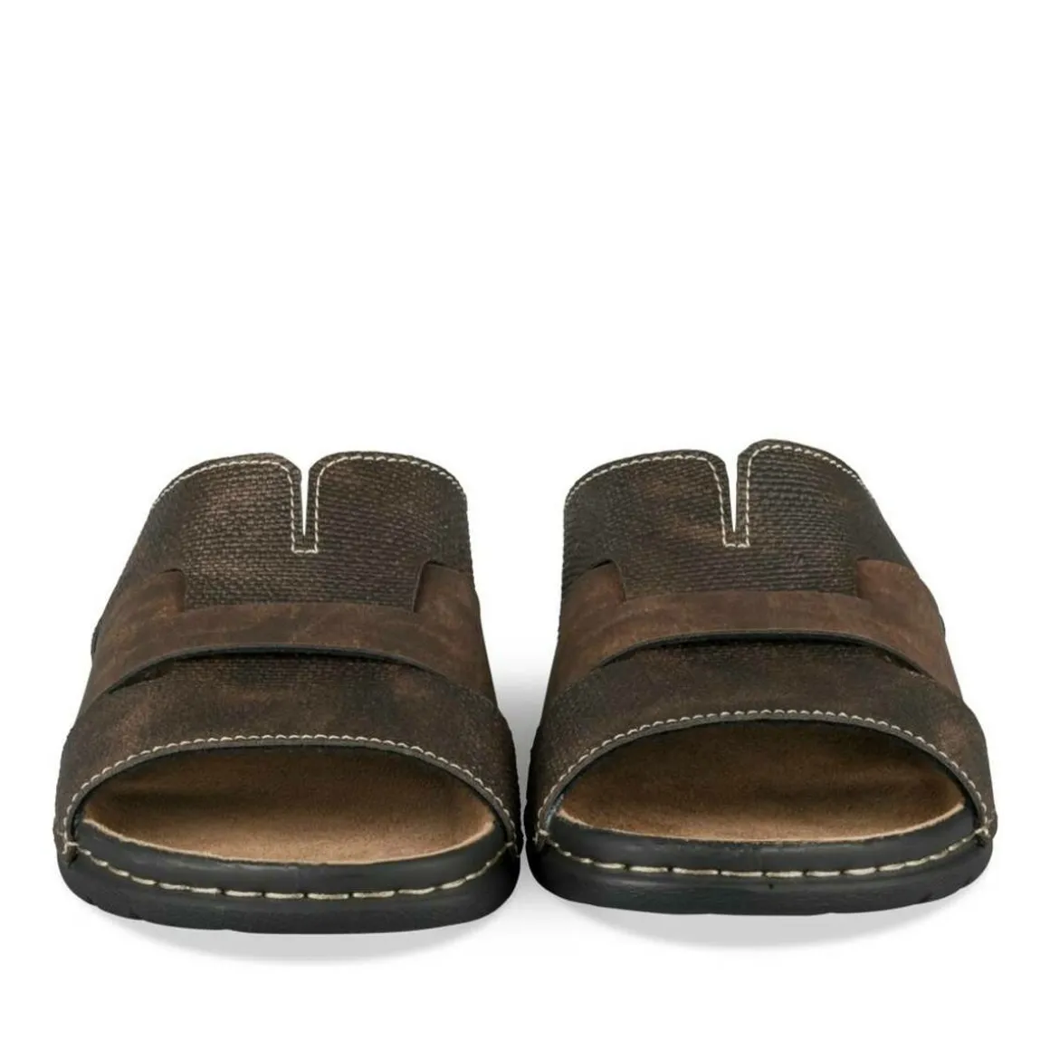 Slippers KASTANJEBRUIN