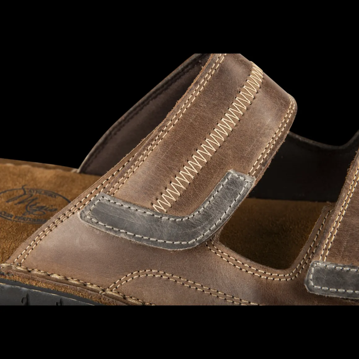 Slippers KASTANJEBRUIN