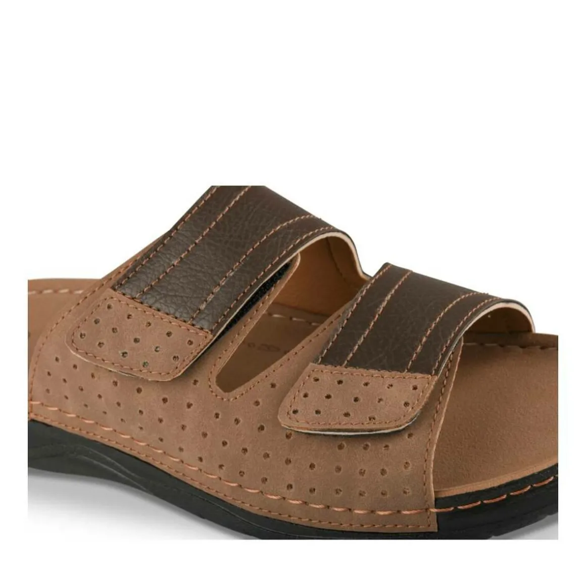 Slippers KASTANJEBRUIN