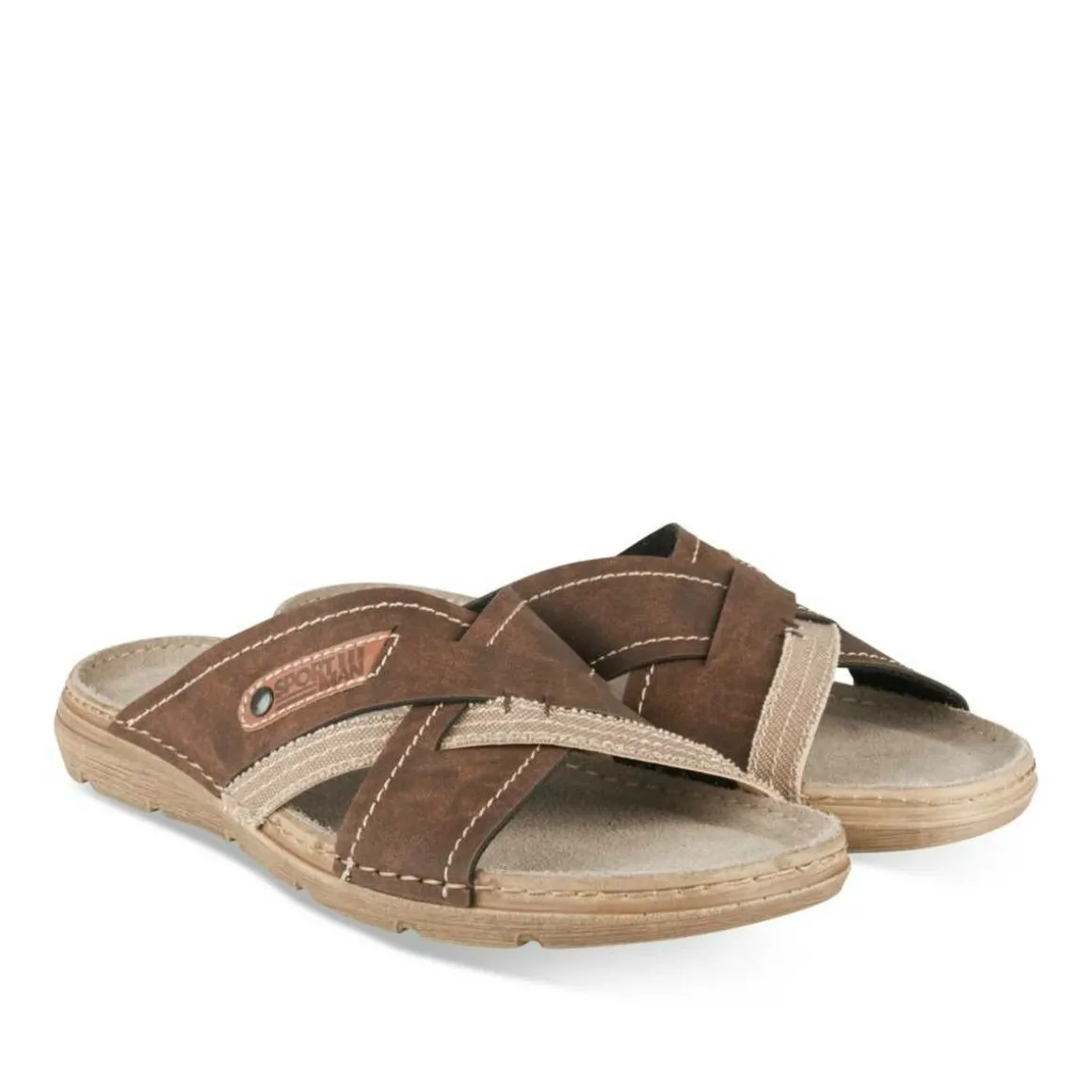 Slippers KASTANJEBRUIN