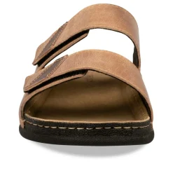 Slippers KASTANJEBRUIN NEOSOFT RELAX LEER