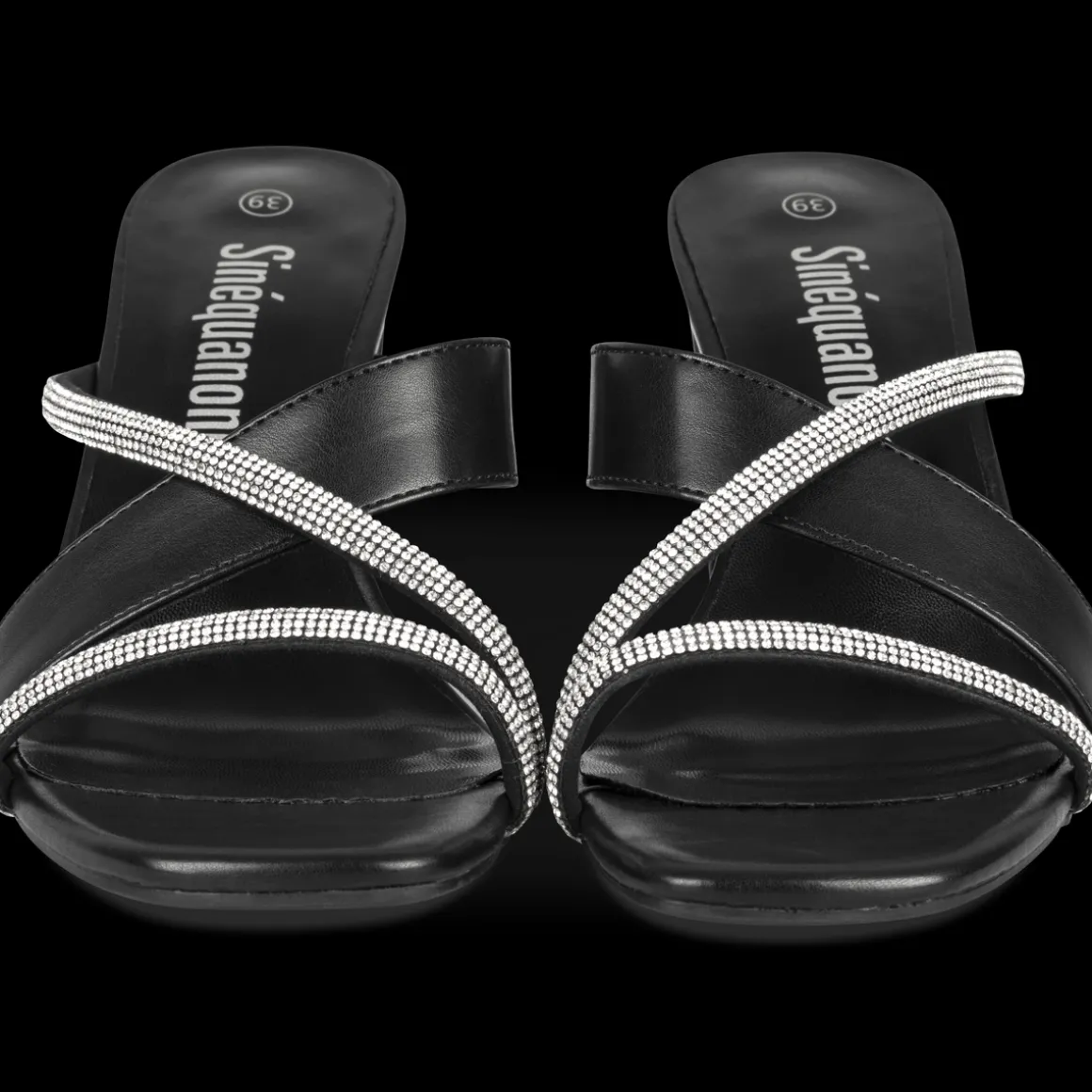 Slippers ZWART