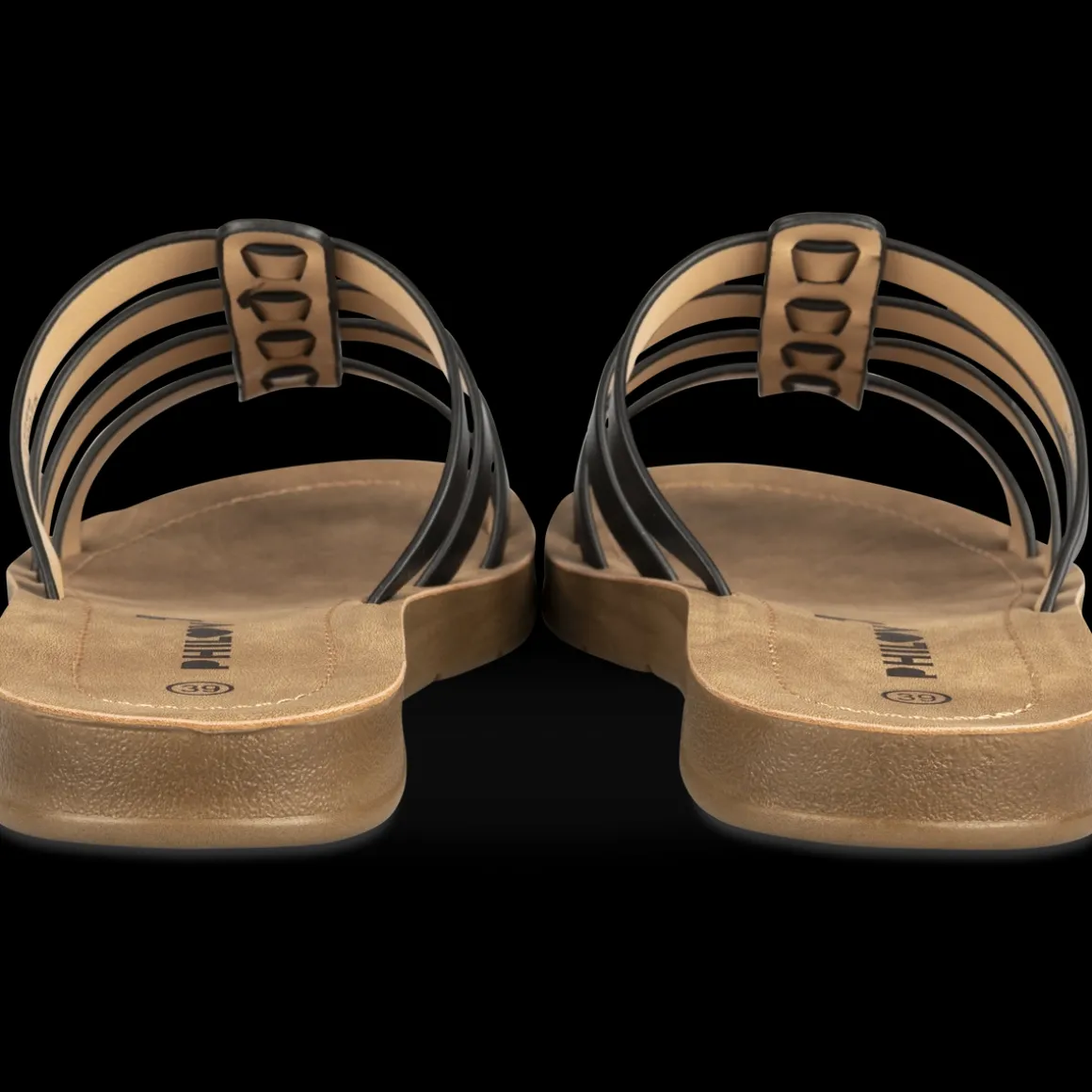 Slippers ZWART