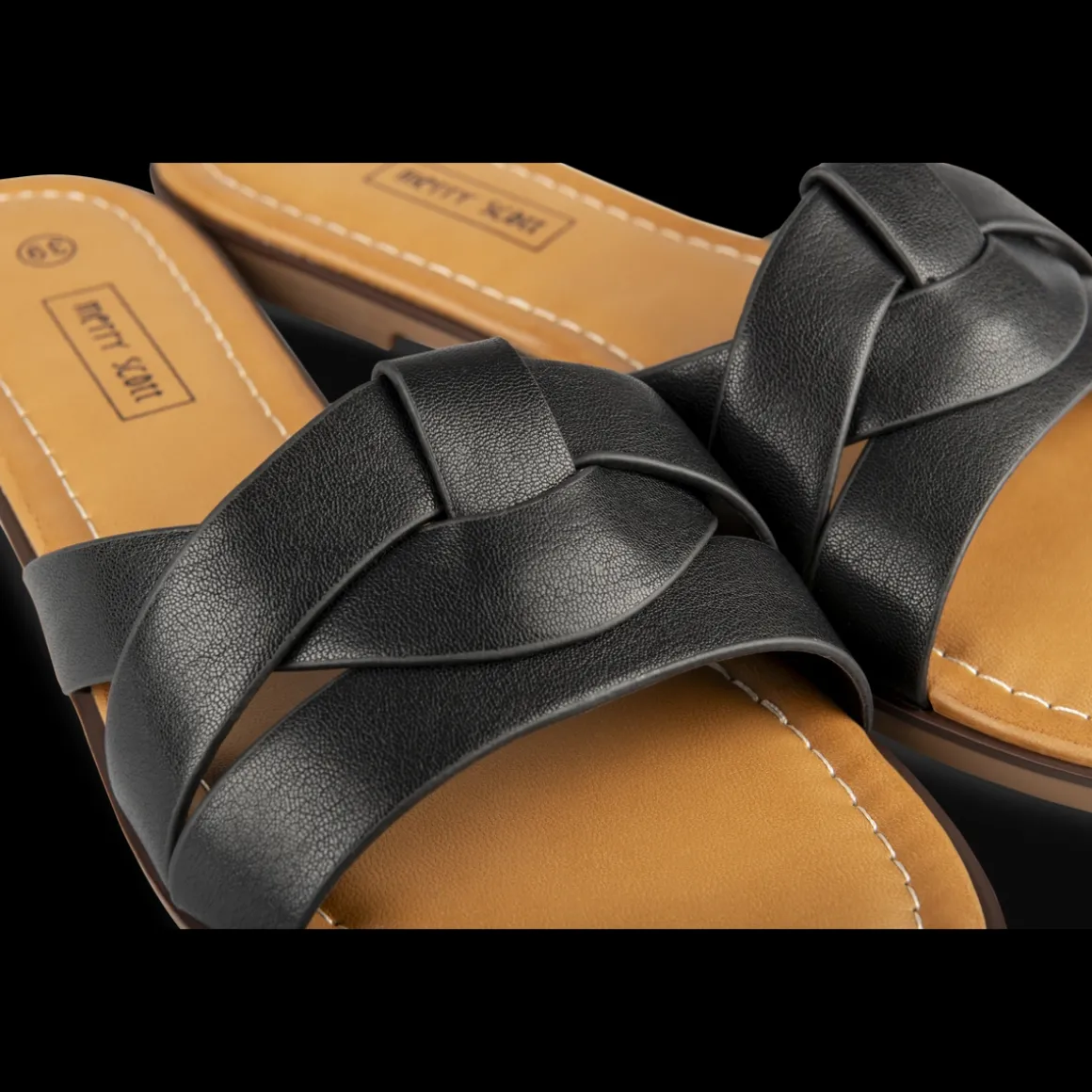 Slippers ZWART