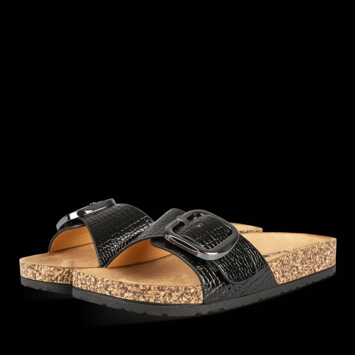 Slippers ZWART