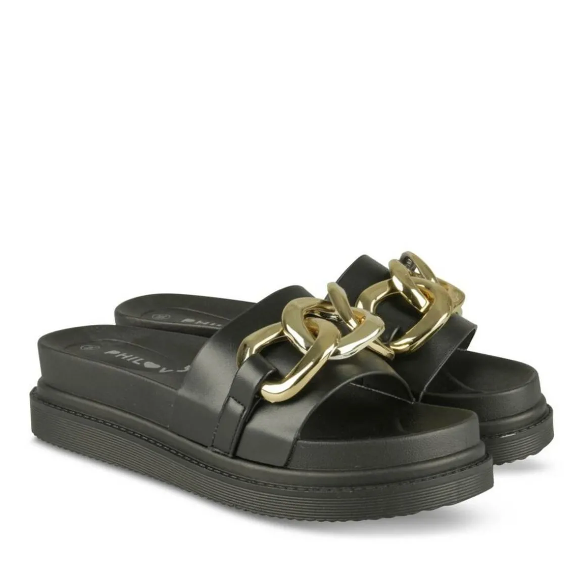 Slippers ZWART