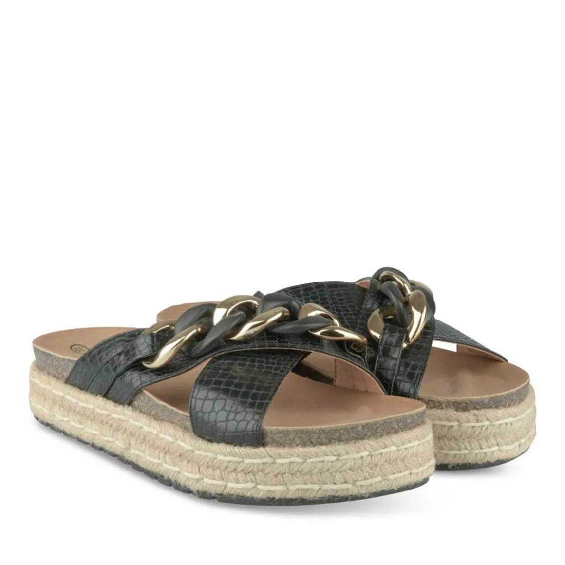 Slippers ZWART