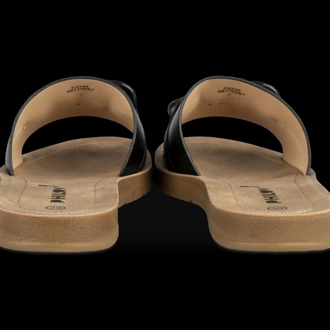 Slippers ZWART