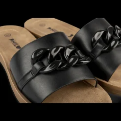 Slippers ZWART