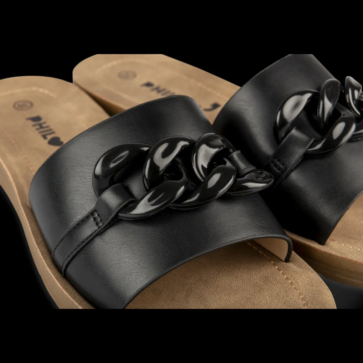 Slippers ZWART