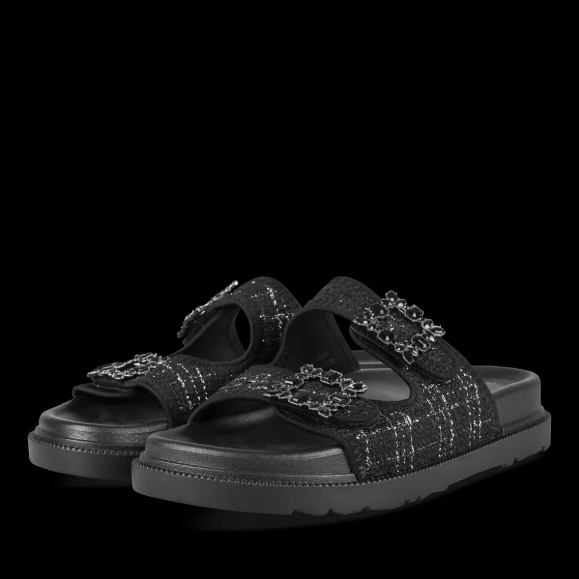 Slippers ZWART
