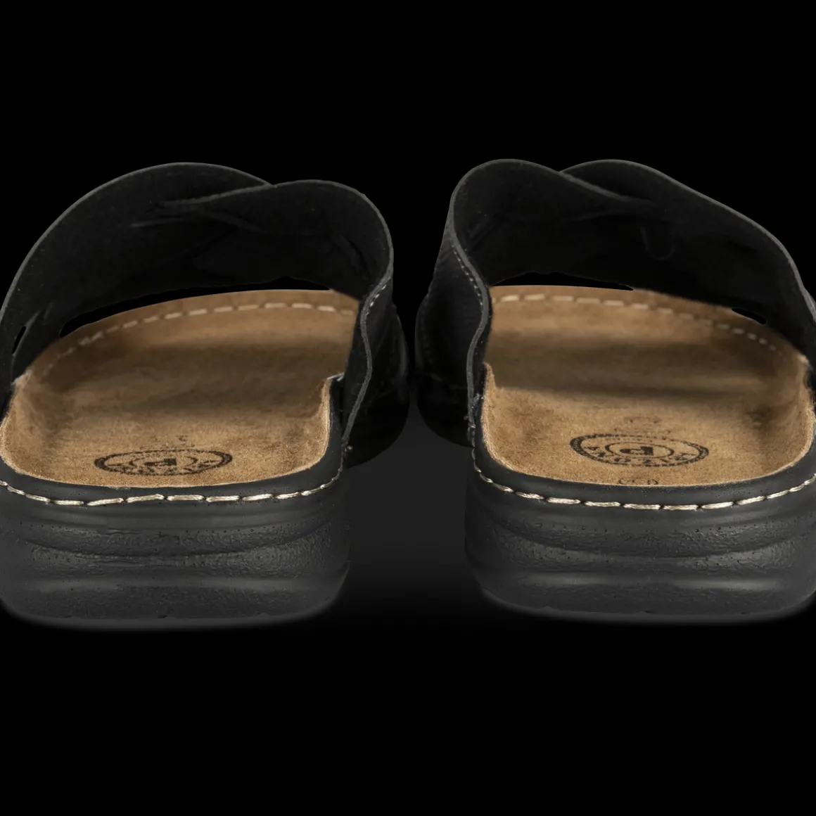 Slippers ZWART