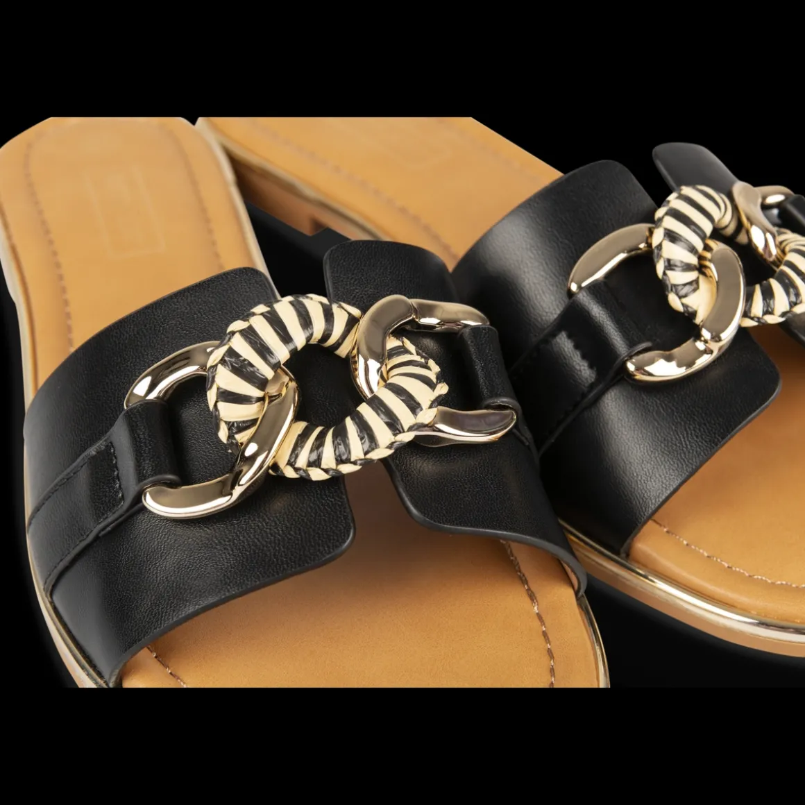 Slippers ZWART