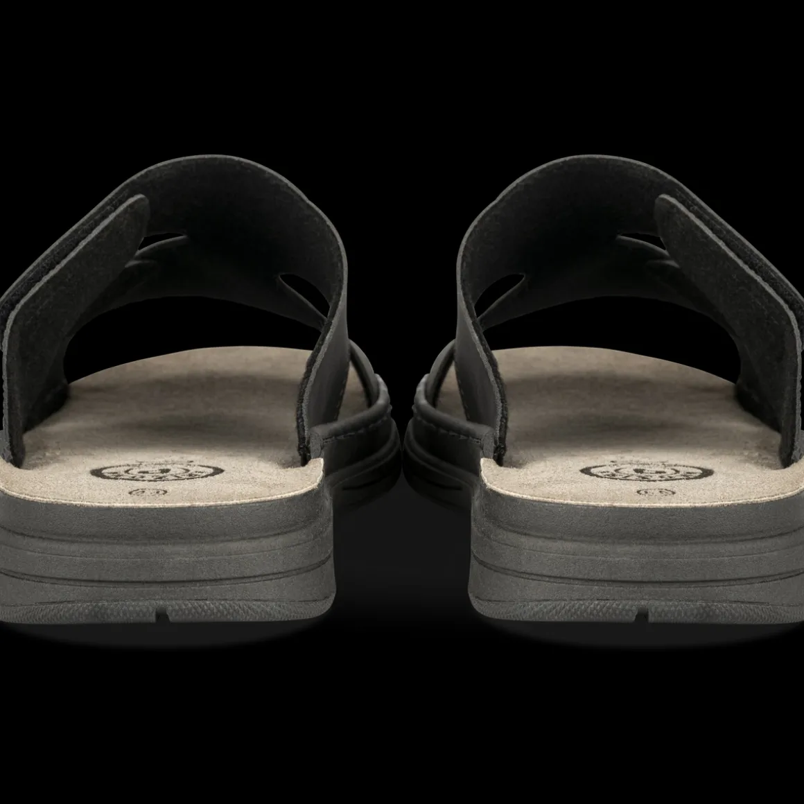 Slippers ZWART
