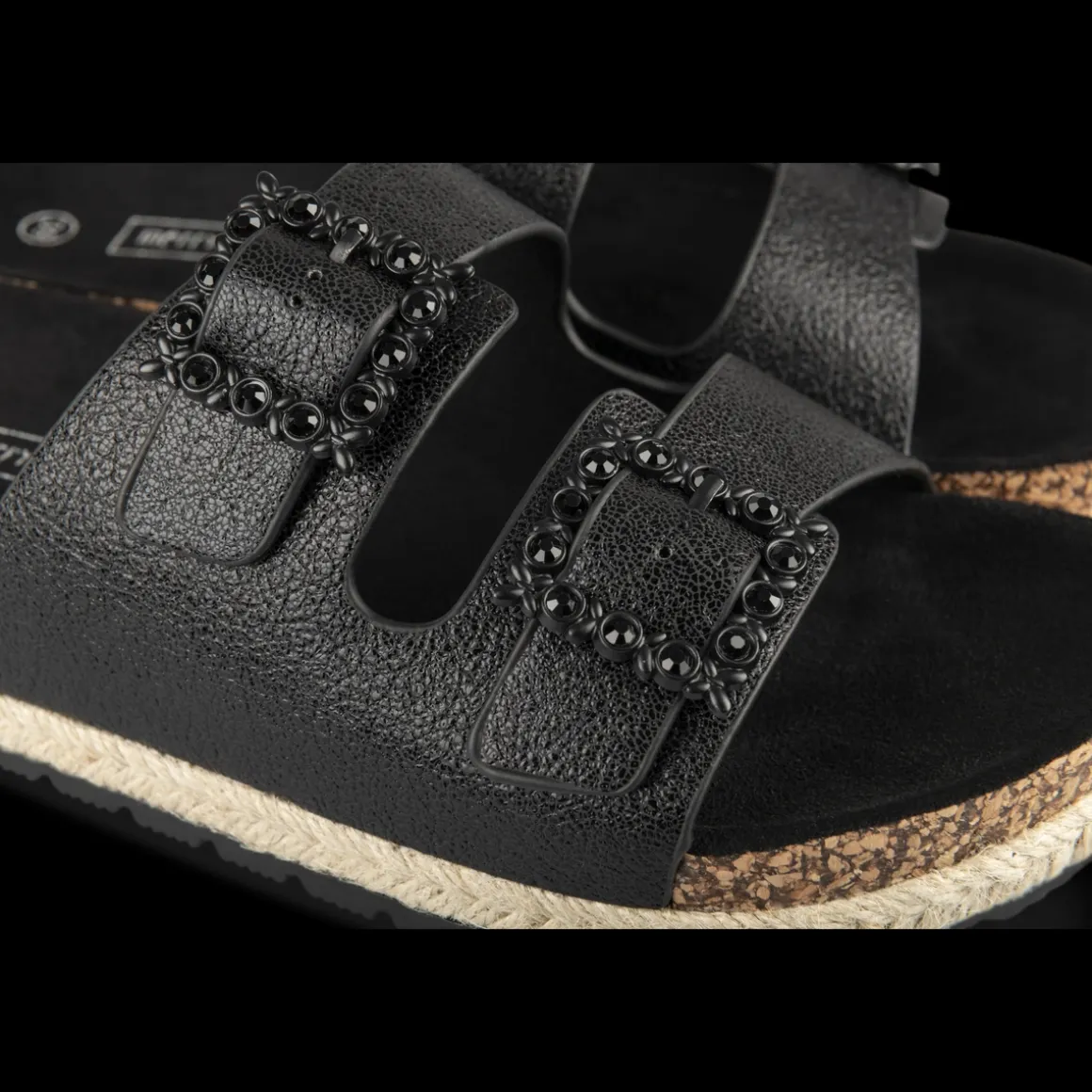 Slippers ZWART