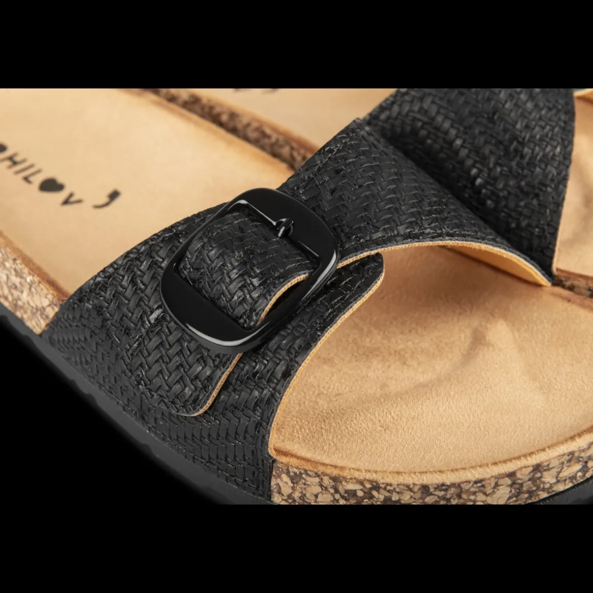 Slippers ZWART