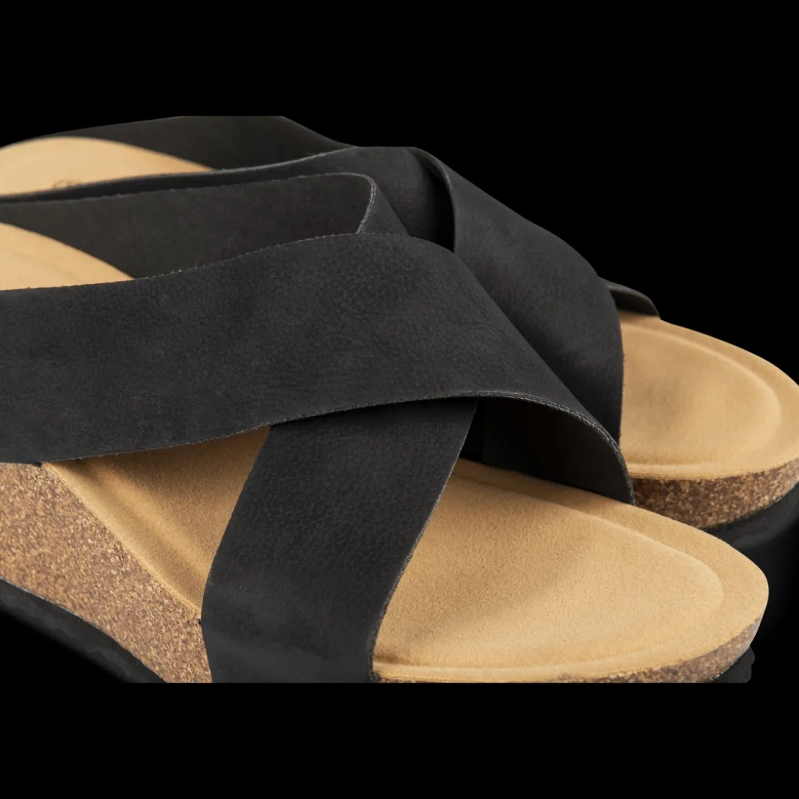 Slippers ZWART