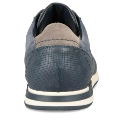 Sneakers BLAUW DENIM SIDE LEER