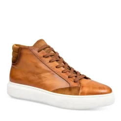 Sneakers COGNACKLEUR DENIM SIDE LEER