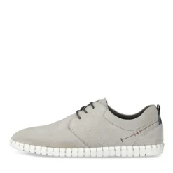 Sneakers GRIJS DENIM SIDE LEER