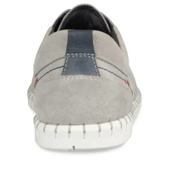 Sneakers GRIJS DENIM SIDE LEER