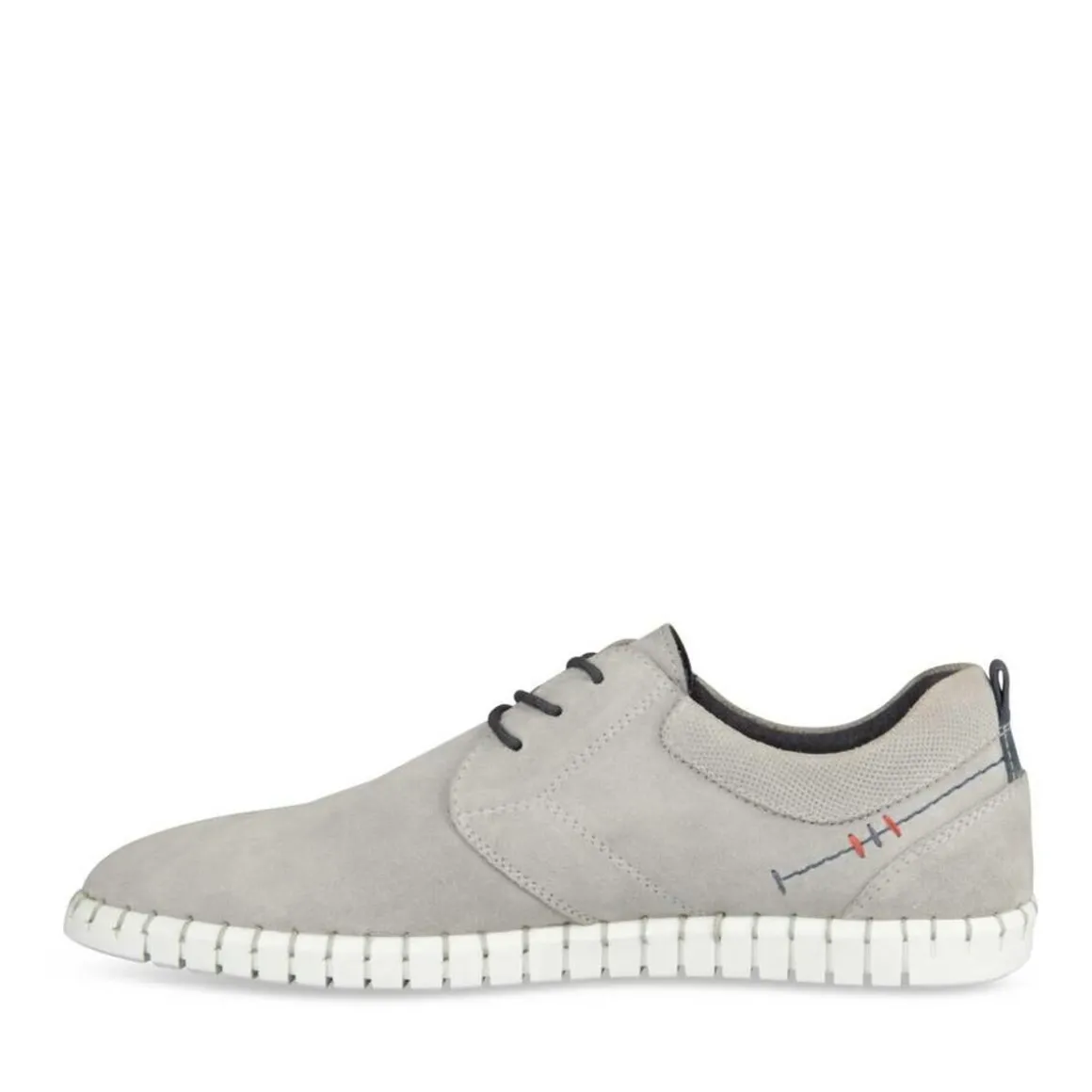 Sneakers GRIJS DENIM SIDE LEER