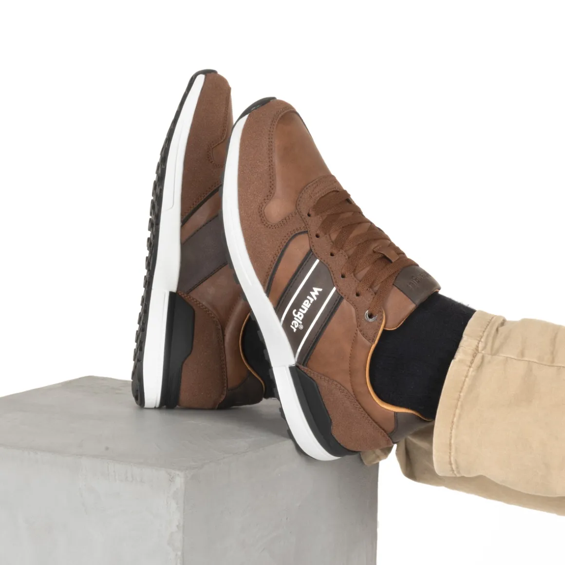 Sneakers KASTANJEBRUIN