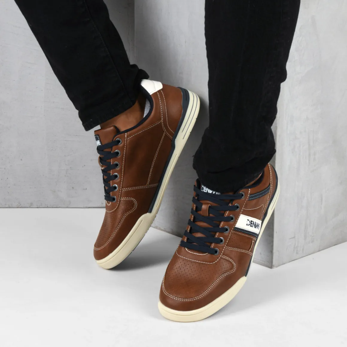 Sneakers KASTANJEBRUIN