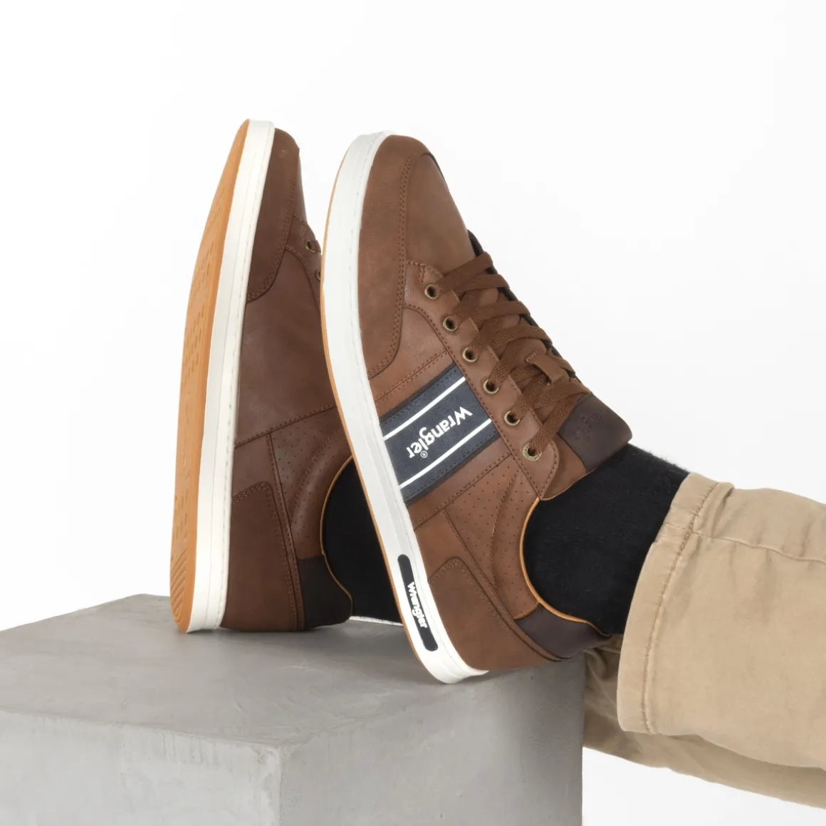 Sneakers KASTANJEBRUIN