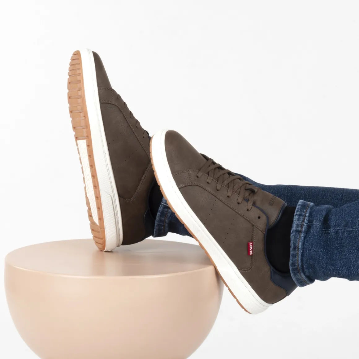 Sneakers KASTANJEBRUIN