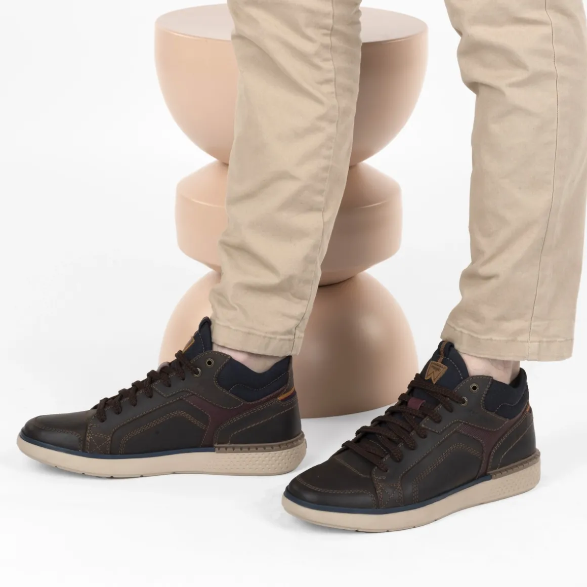 Sneakers KASTANJEBRUIN