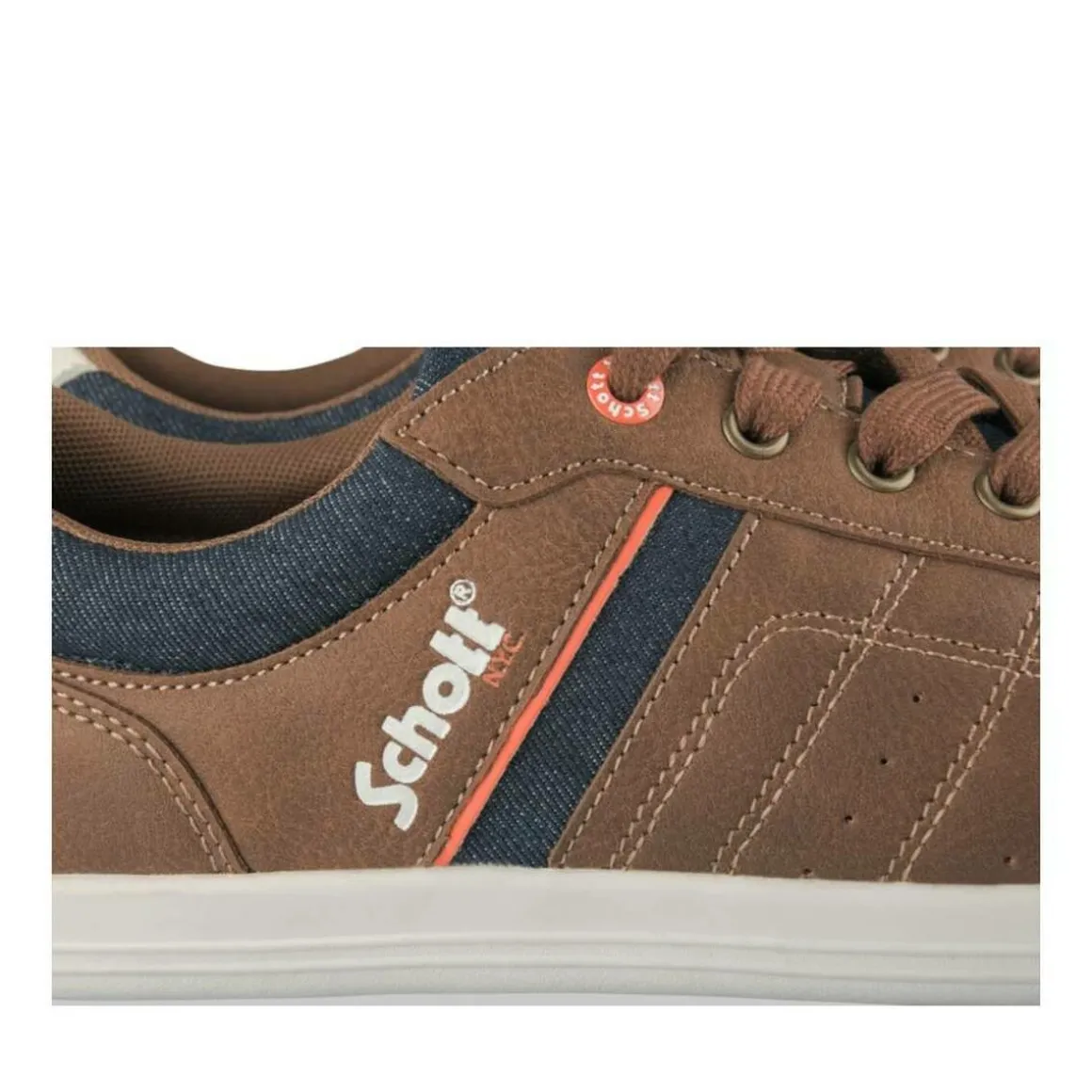 Sneakers KASTANJEBRUIN