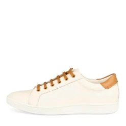 Sneakers WIT DENIM SIDE LEER