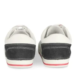 Sneakers WIT FREEMOUSS BOY LEER