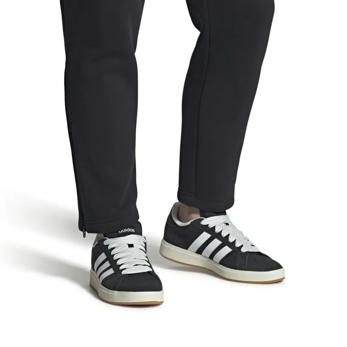 Sneakers ZWART ADIDAS GRAND COURT
