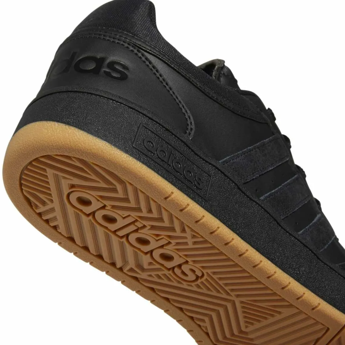 Sneakers ZWART ADIDAS HOOPS