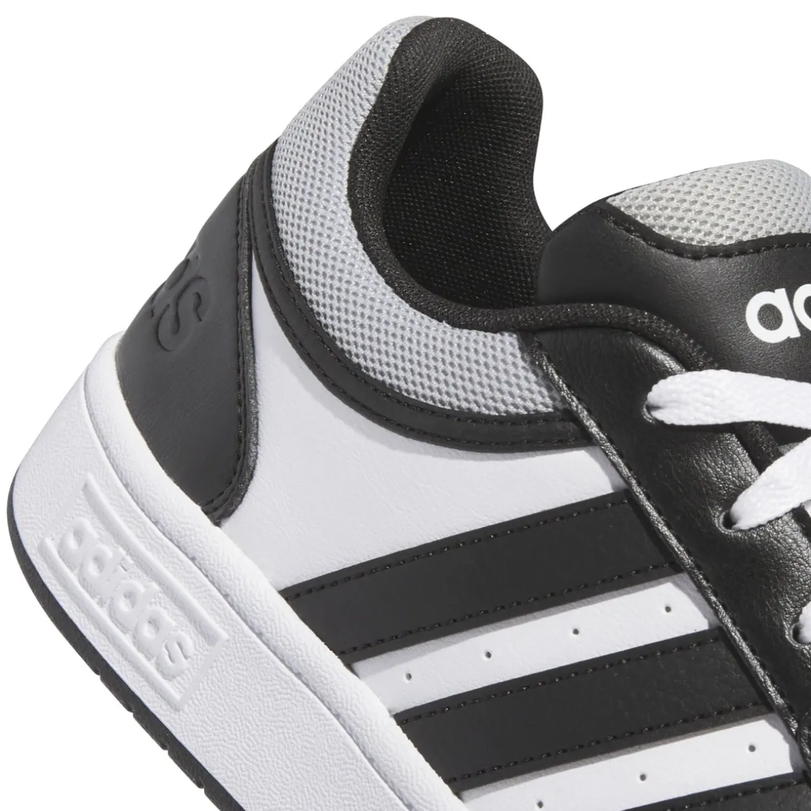 Sneakers ZWART ADIDAS HOOPS